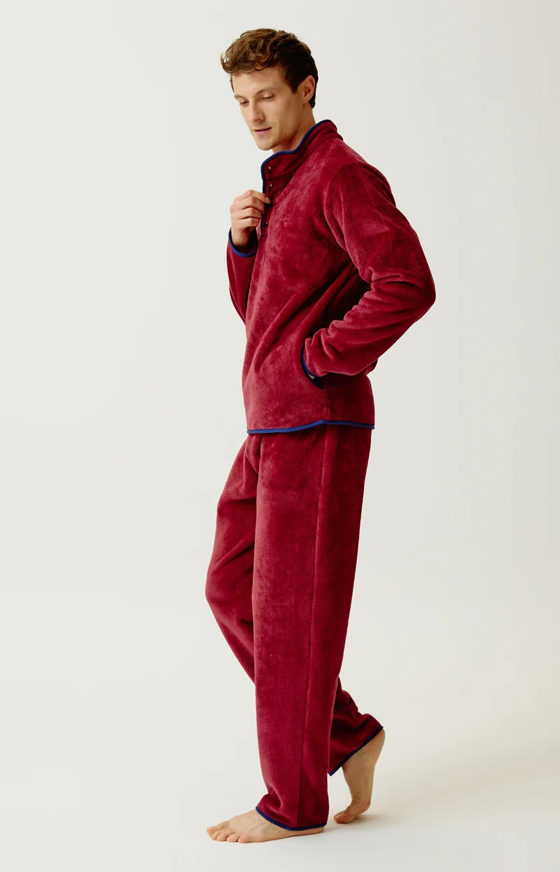 Pyjama en polaire - Burgundy