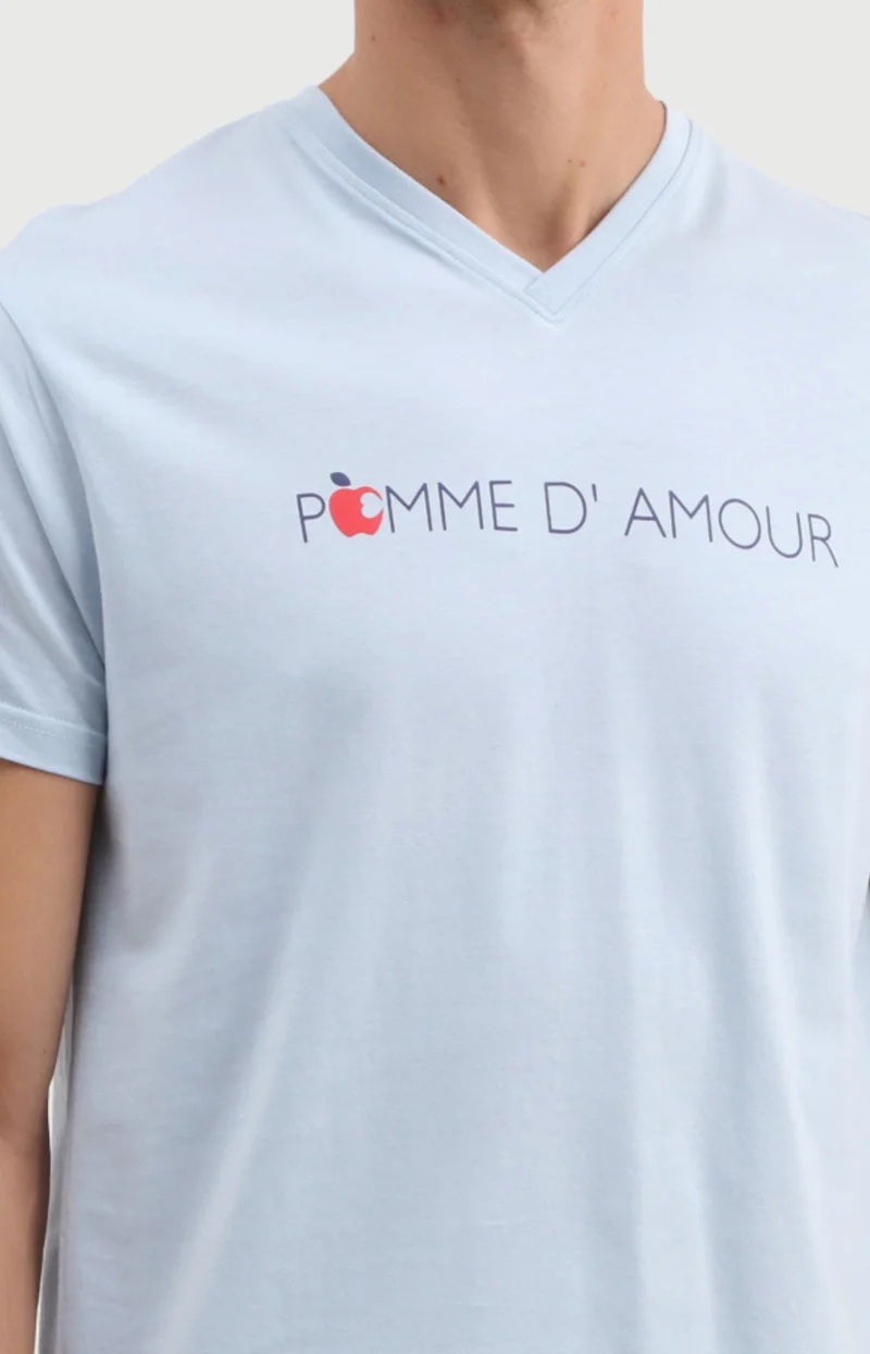 Pyjashort en jersey de coton léger - Pomme d'amour