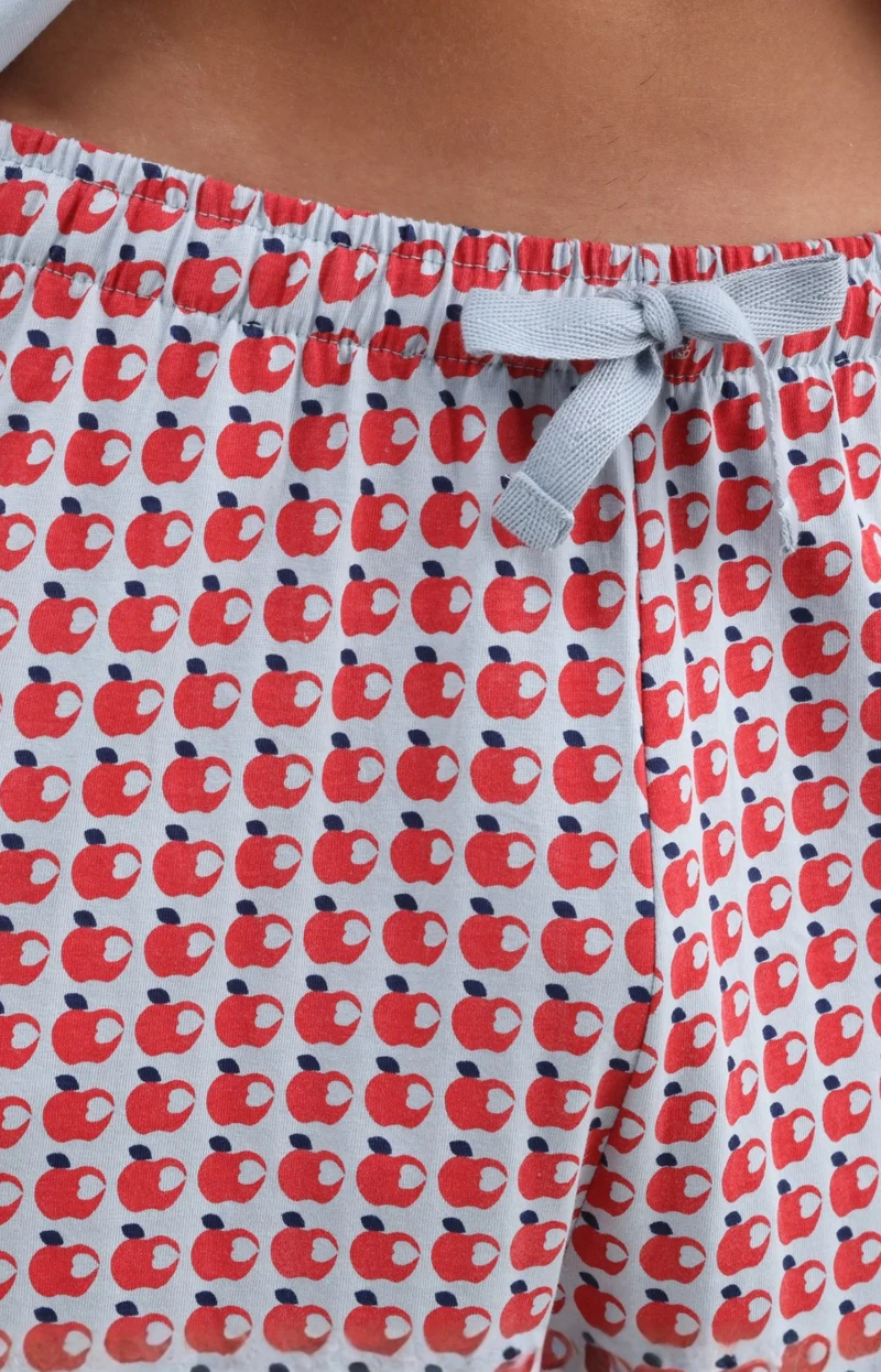 Pyjashort en jersey de coton léger - Pomme d'amour