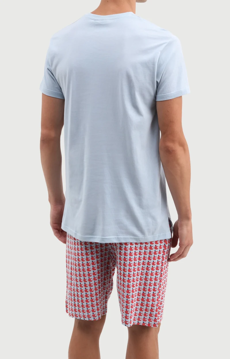 Pyjashort en jersey de coton léger - Pomme d'amour