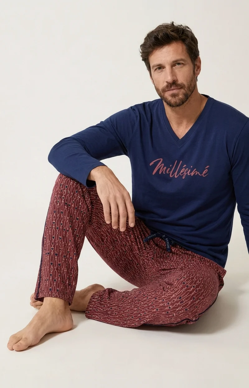 Pyjama en jersey de coton épais - Millésimé