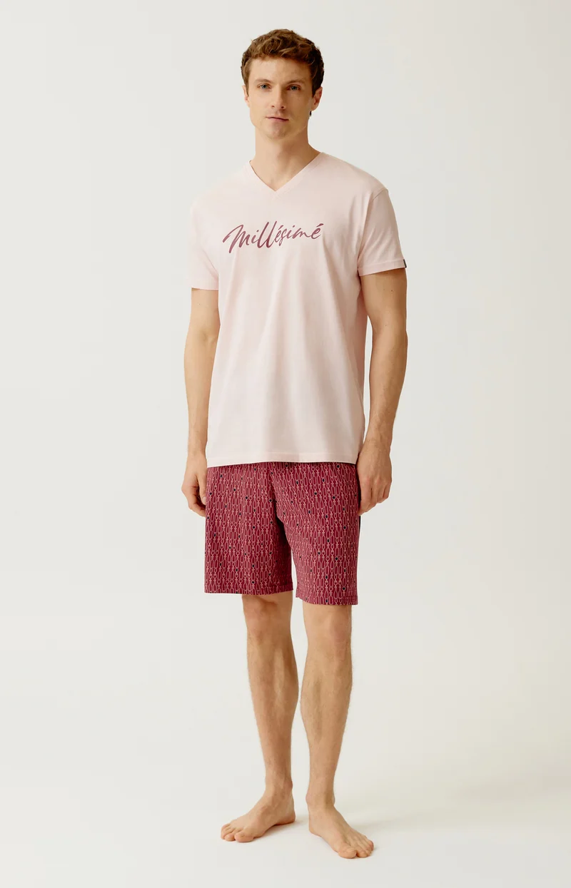Pyjashort en jersey de coton léger - Millésimé
