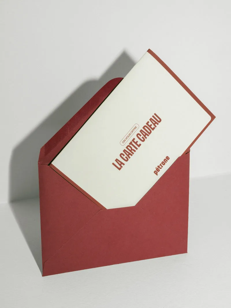 Carte cadeau physique Pétrone