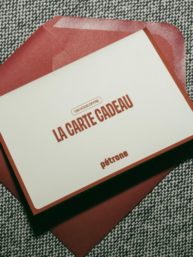 Carte cadeau physique Pétrone
