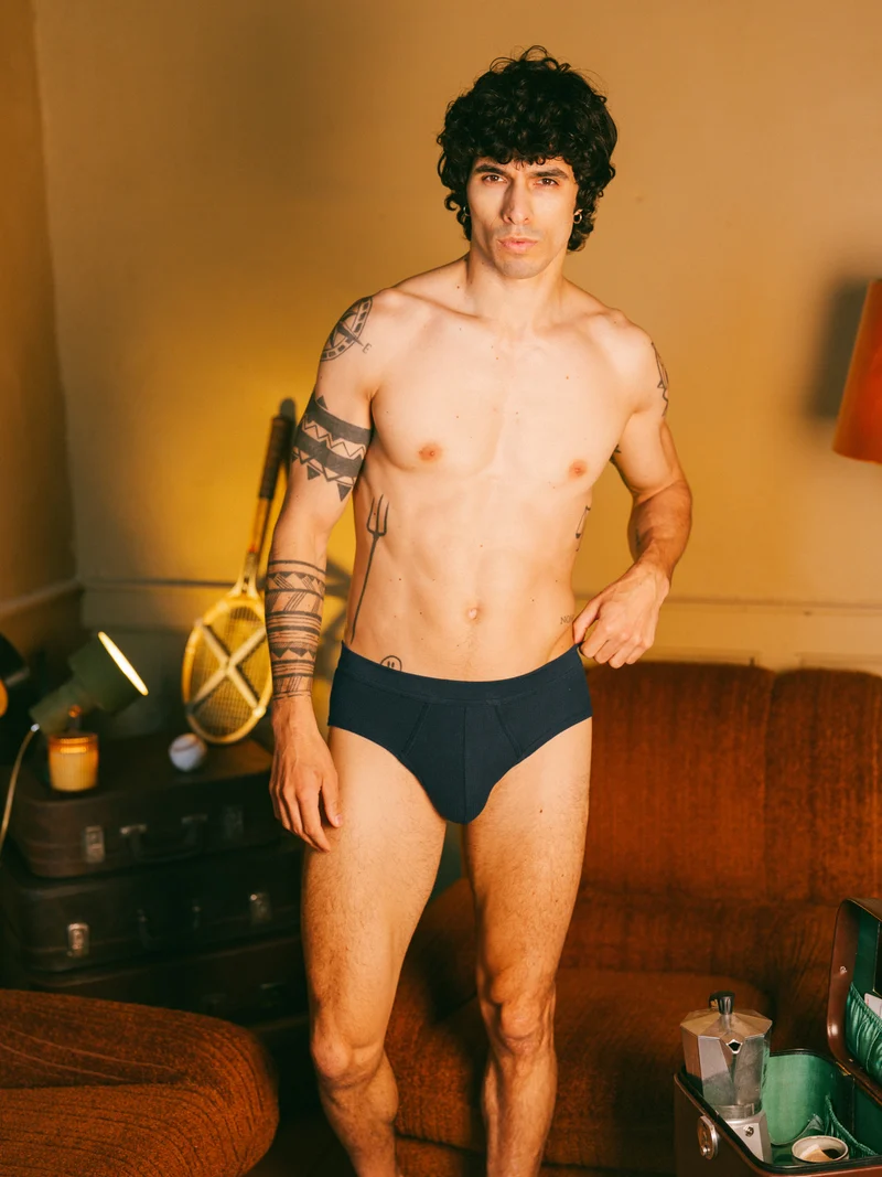 Slip côtelé homme