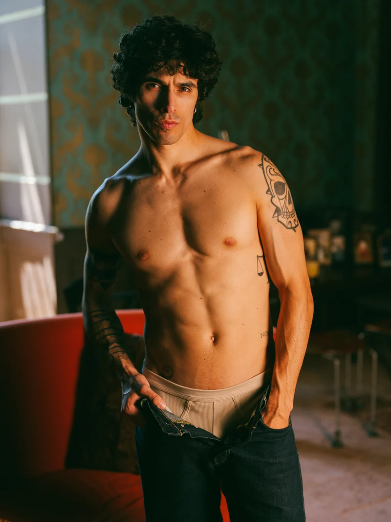 Slip côtelé homme
