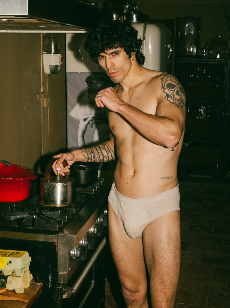 Slip côtelé homme