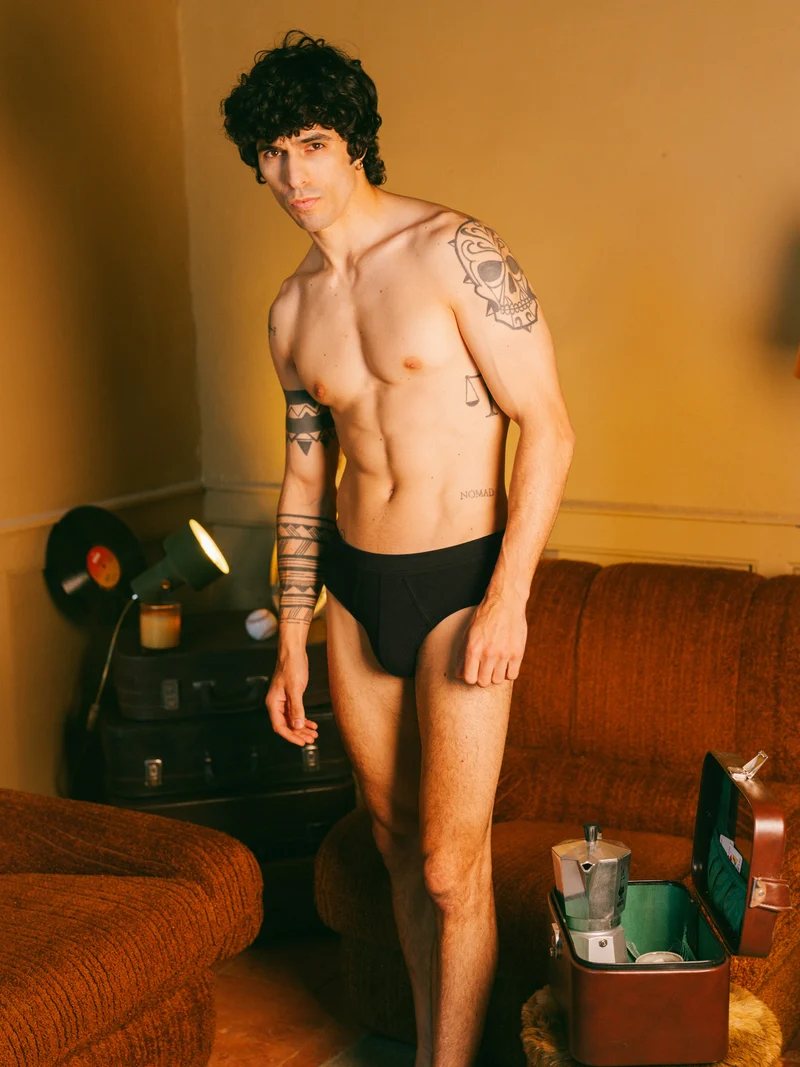 Slip côtelé homme