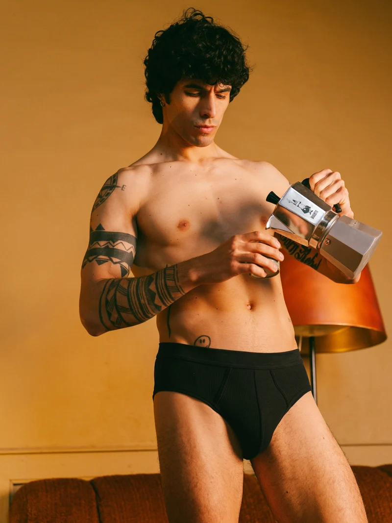 Slip côtelé homme