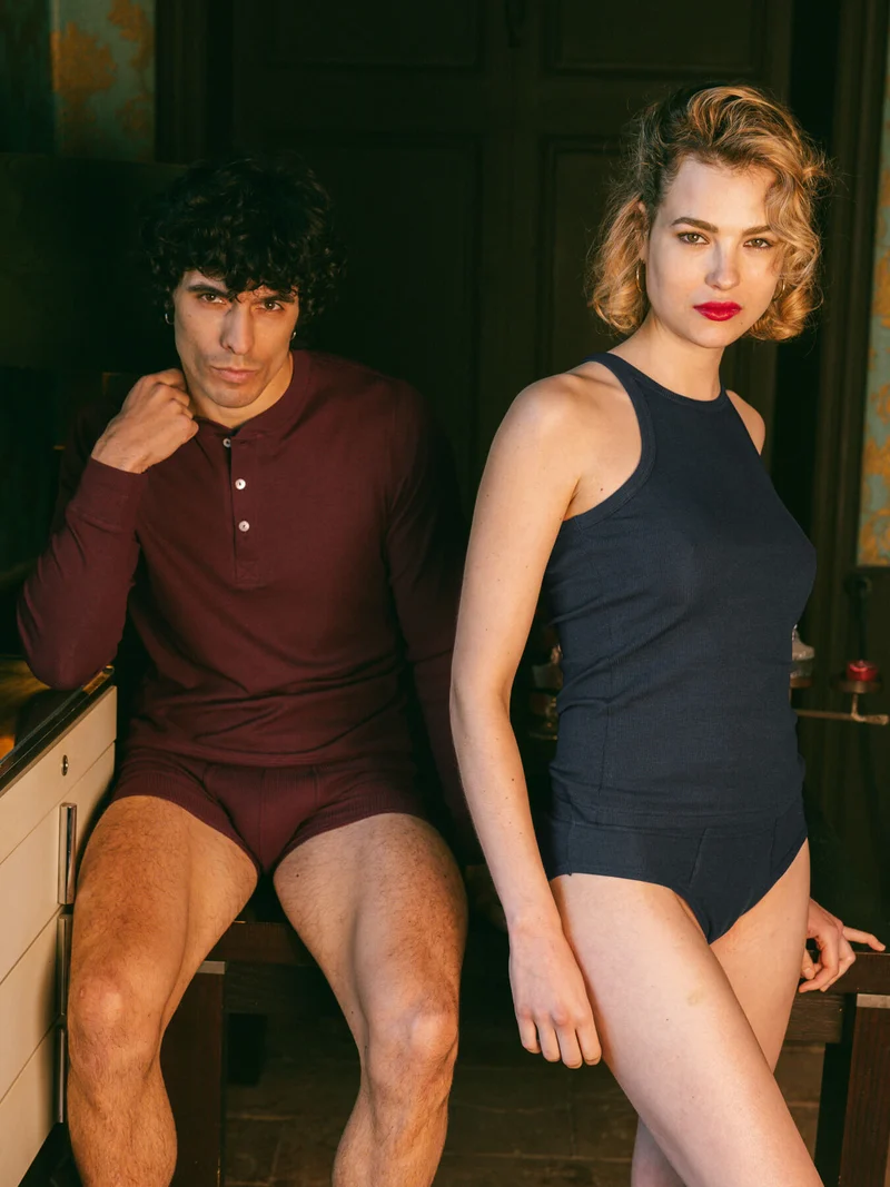 Débardeur côtelé femme