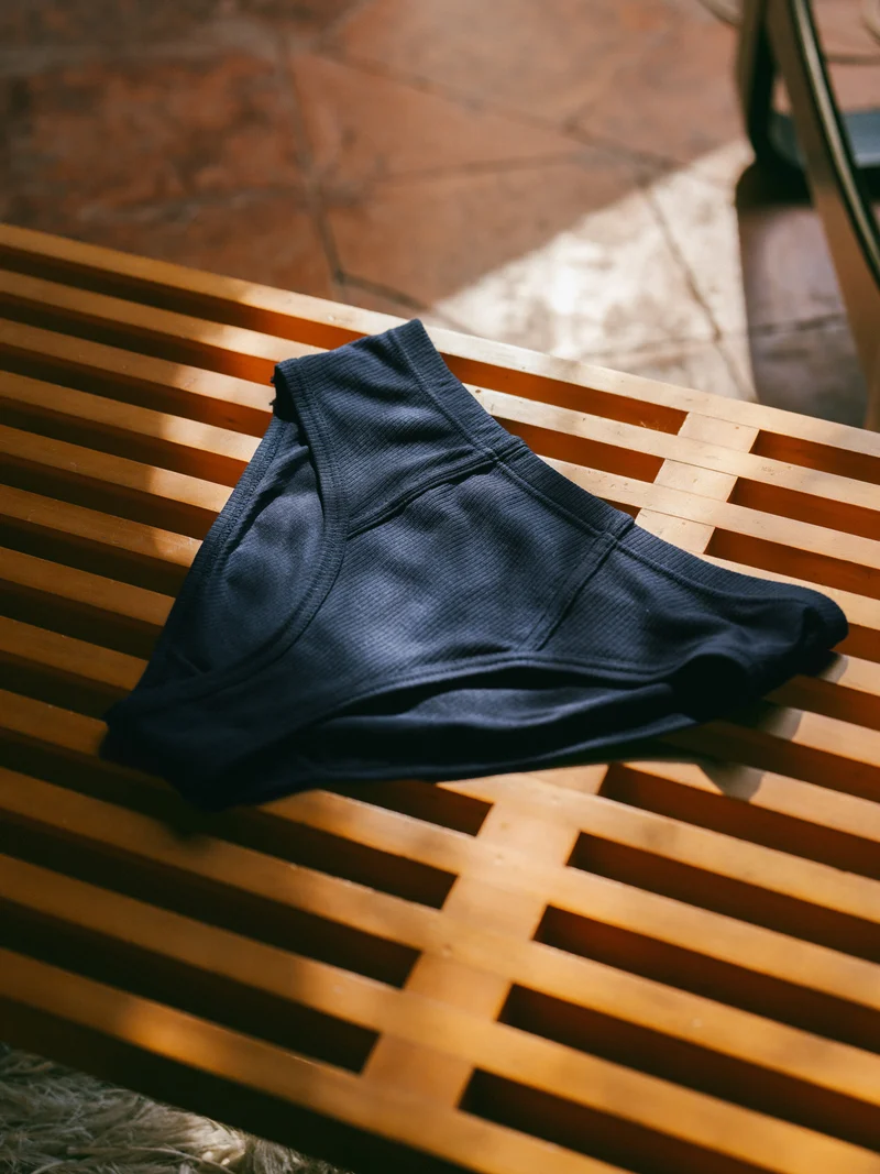 Culotte midi côtelée