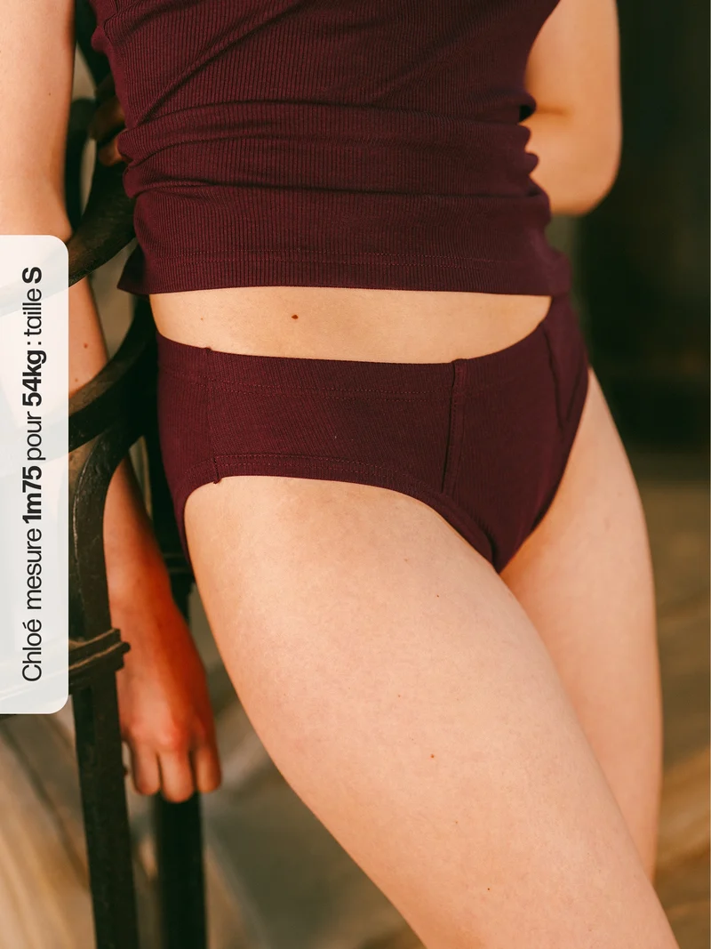 Culotte côtelée