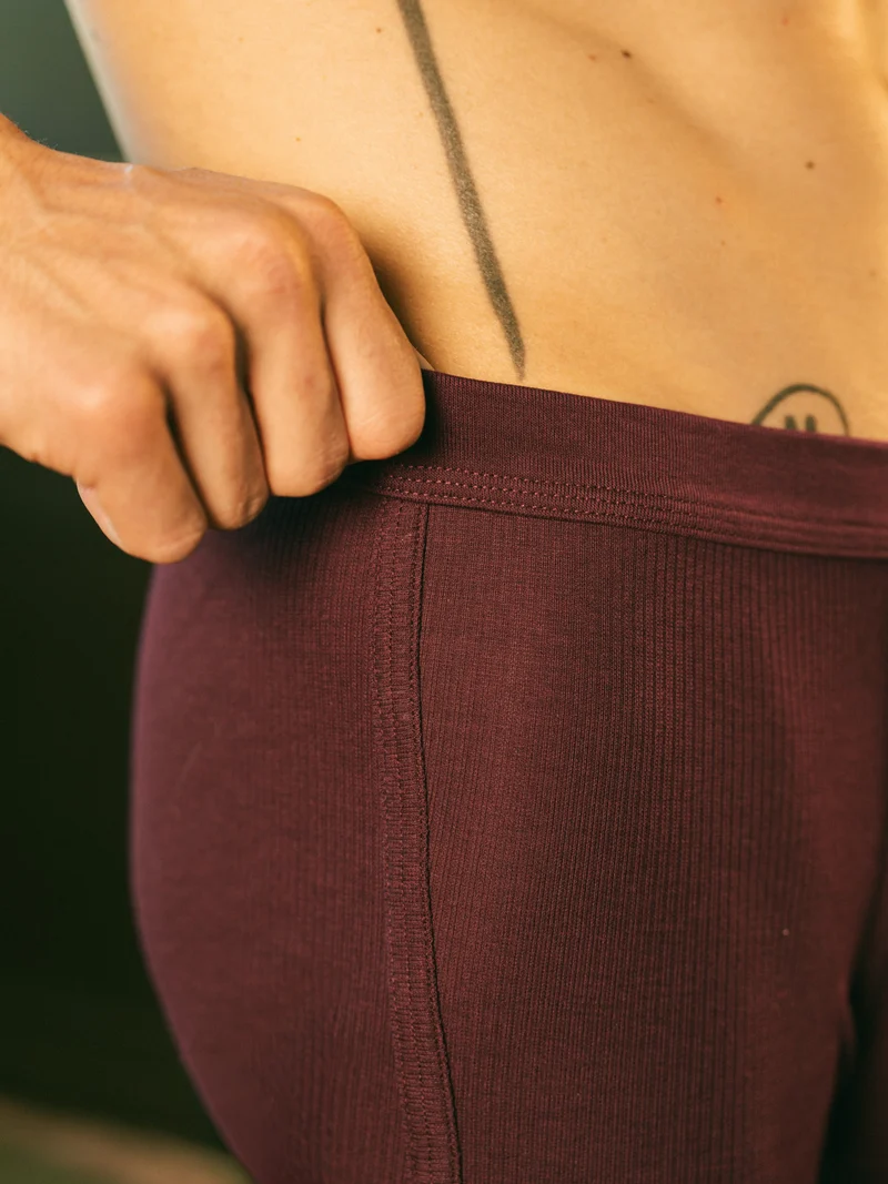 Boxer côtelé homme