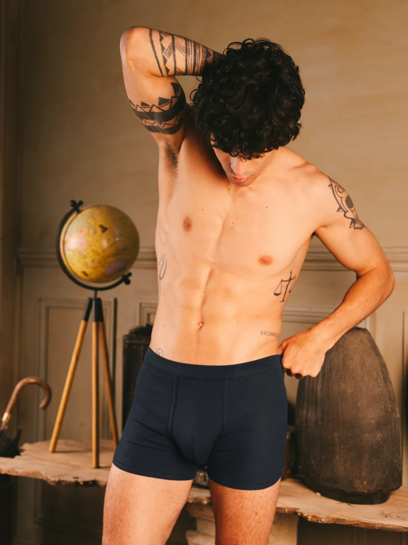 Boxer côtelé homme