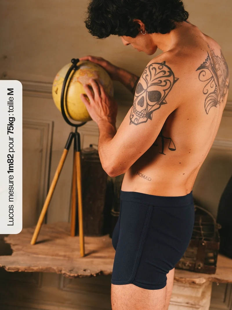 Boxer côtelé homme
