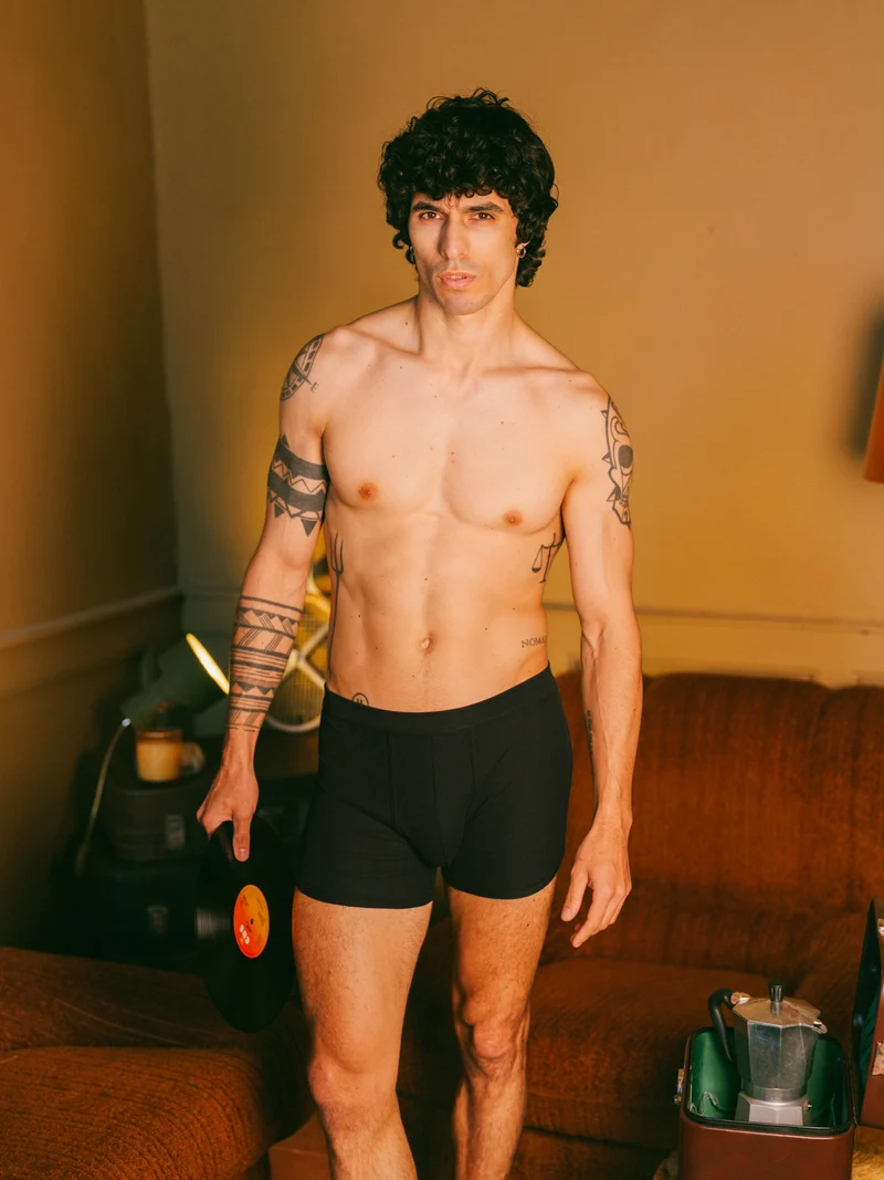Boxer côtelé homme