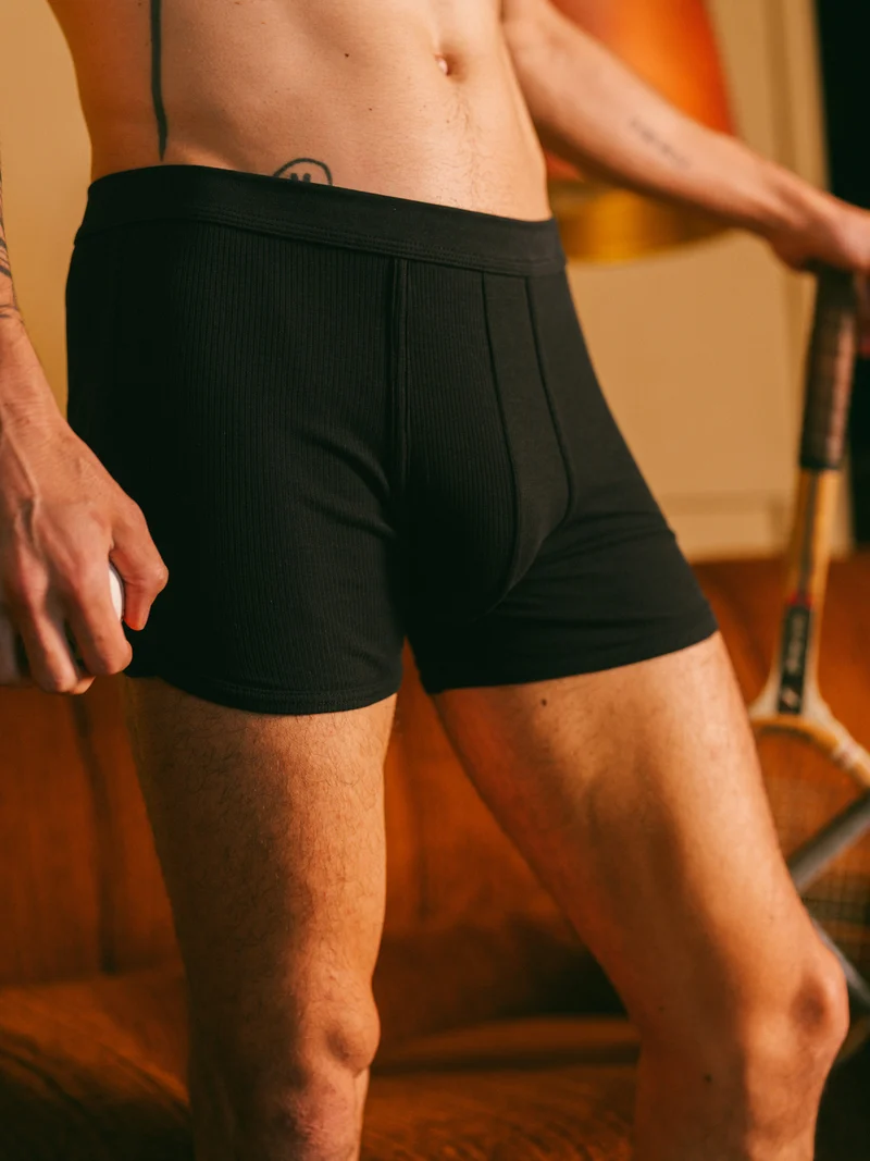 Boxer côtelé homme