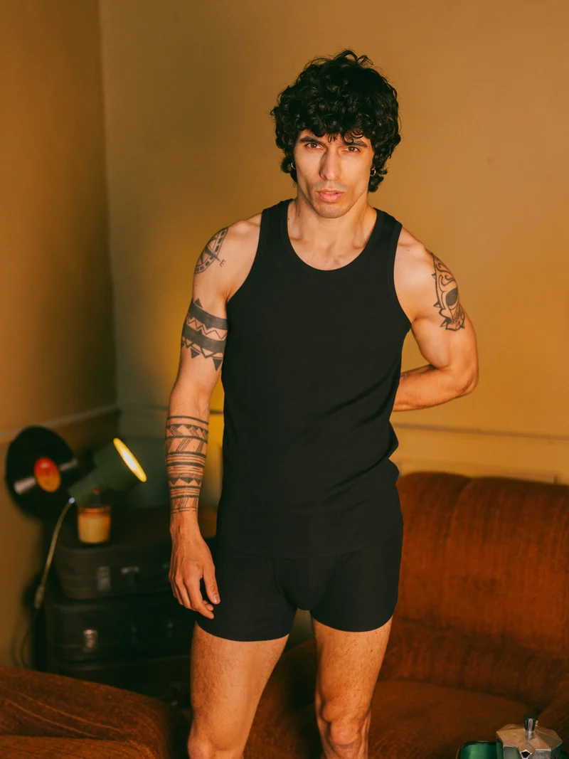 Boxer côtelé homme