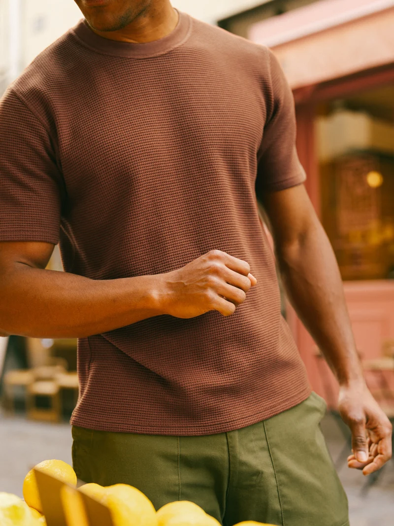 T-shirt gaufré
