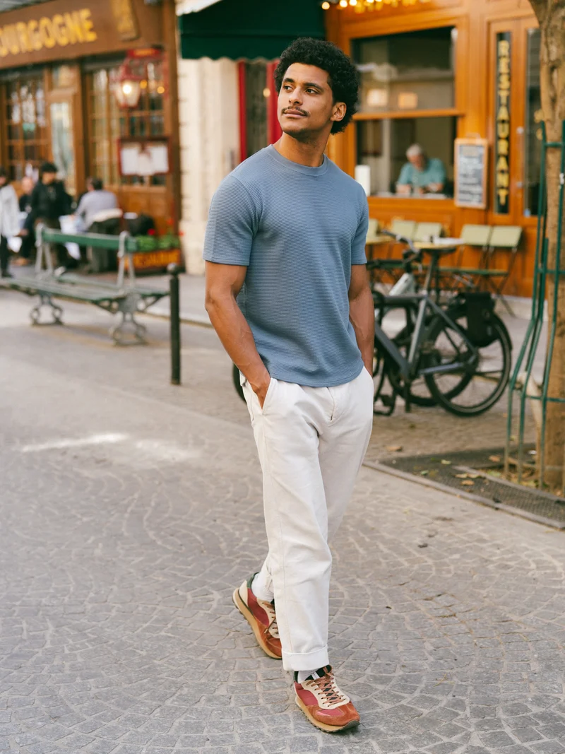 T-shirt gaufré