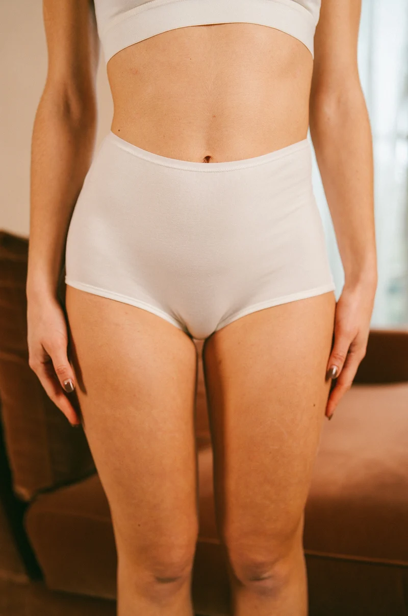 Shorty taille haute femme