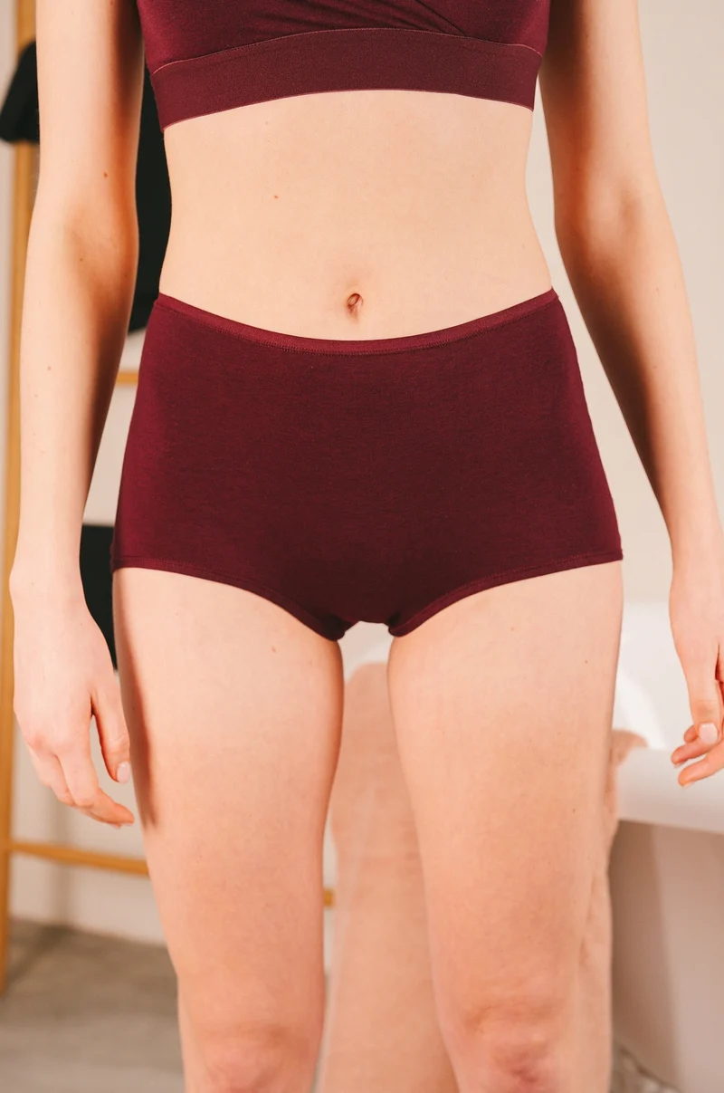 Shorty taille haute femme