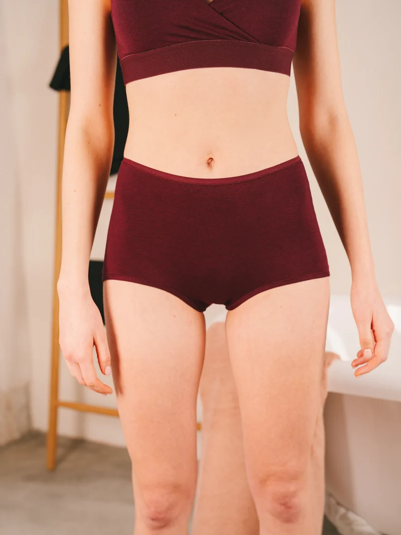 Shorty taille haute femme