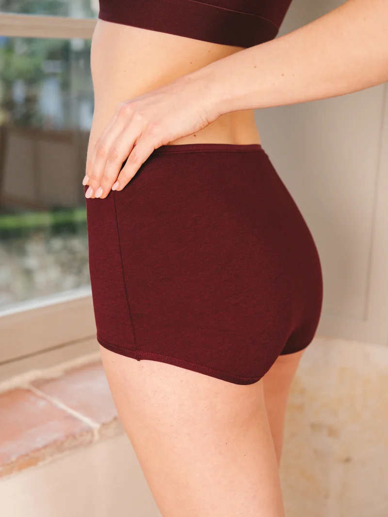 Shorty taille haute femme
