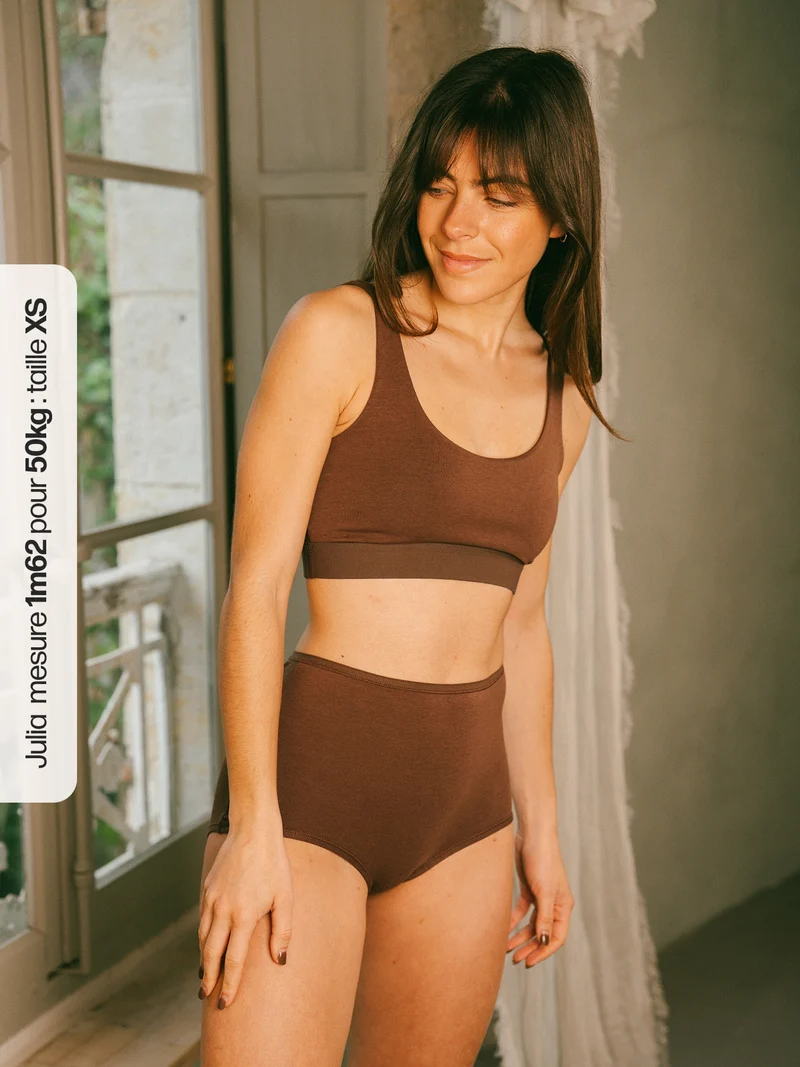 Shorty taille haute femme
