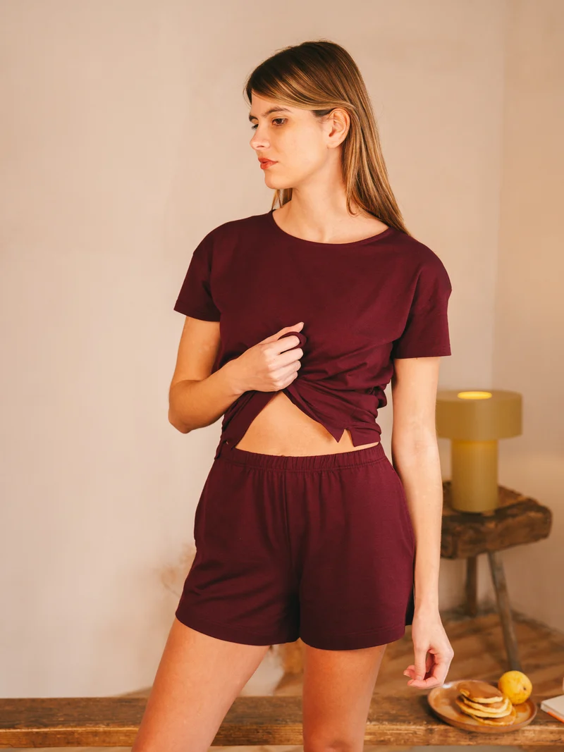 Short de pyjama femme