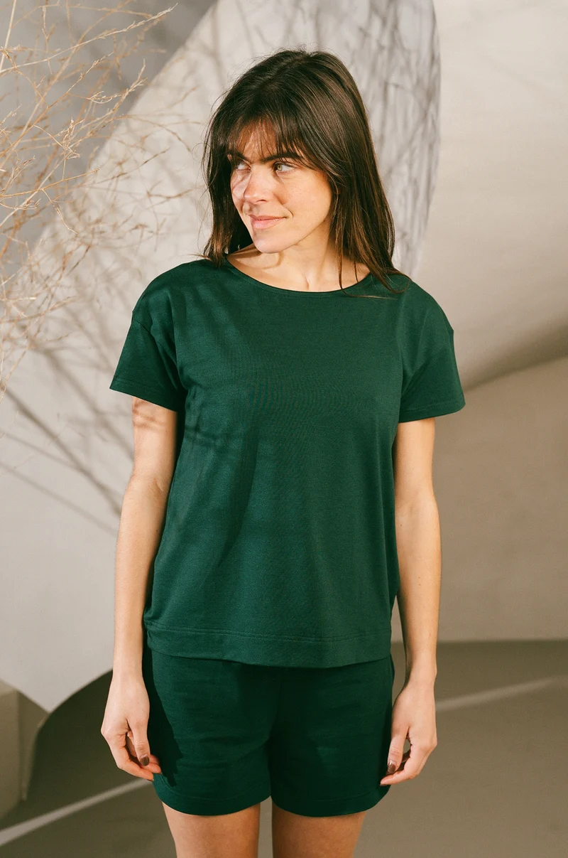 T-shirt boxy Femme