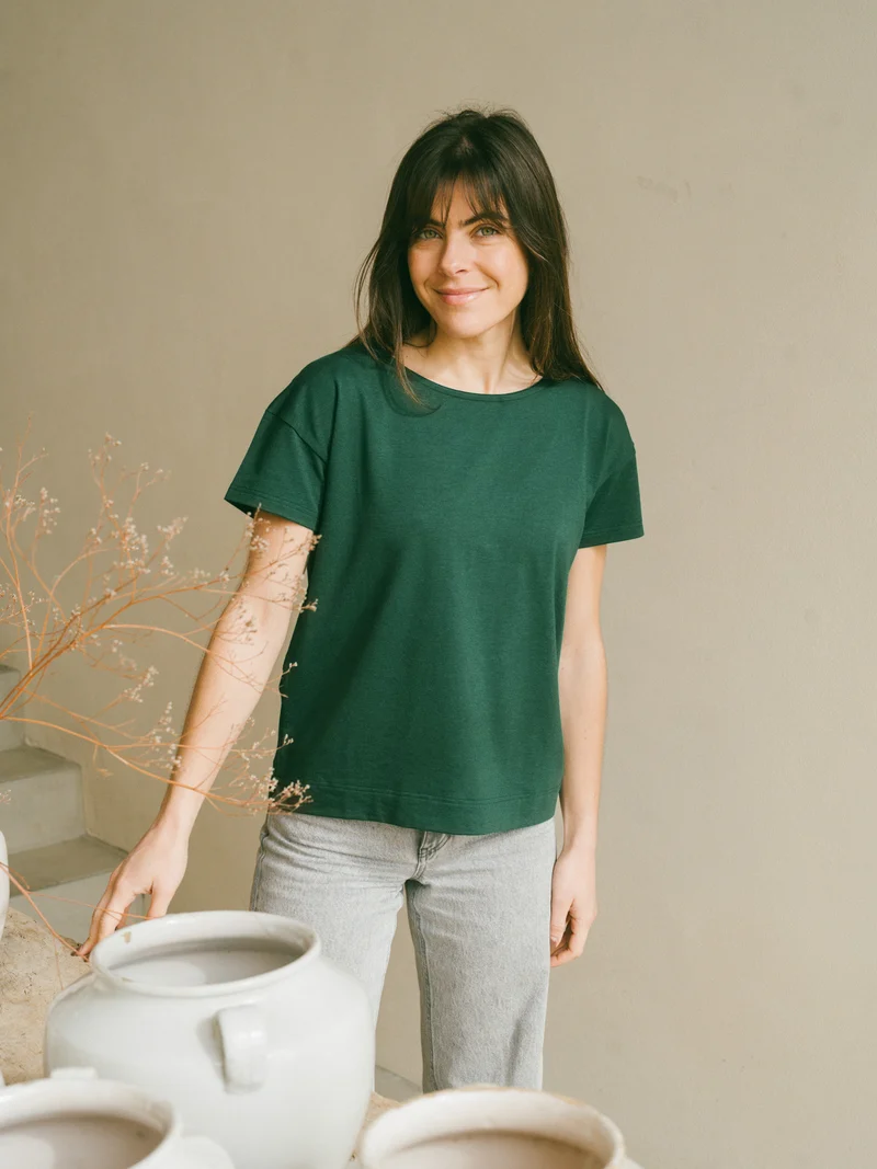 T-shirt boxy Femme