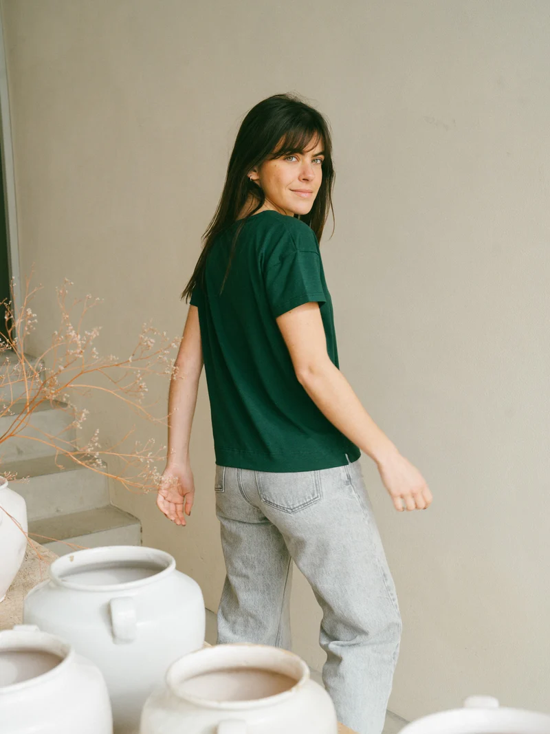 T-shirt boxy Femme