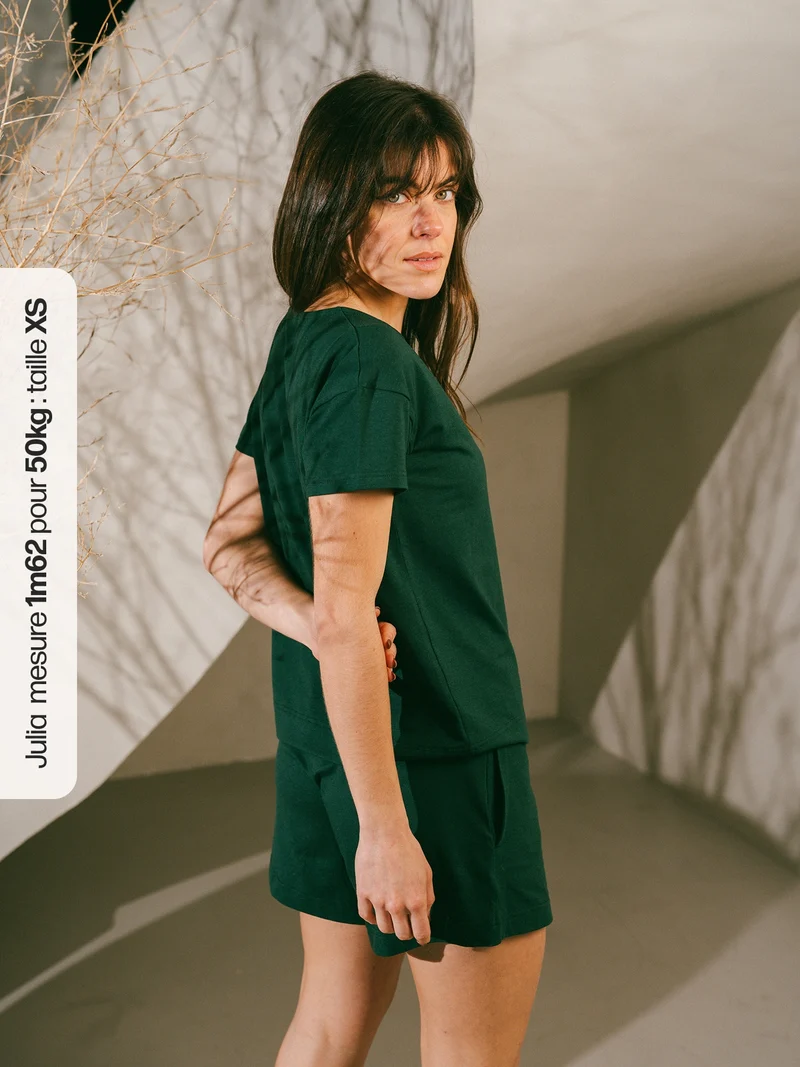 T-shirt boxy Femme