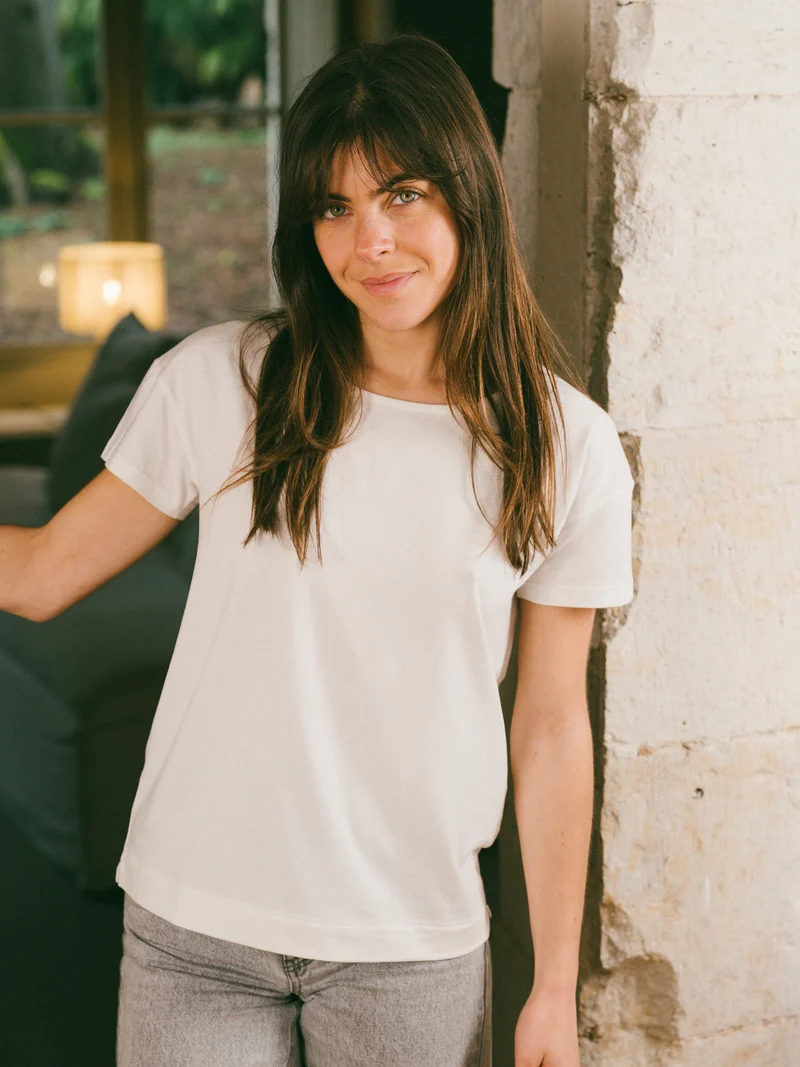T-shirt boxy Femme