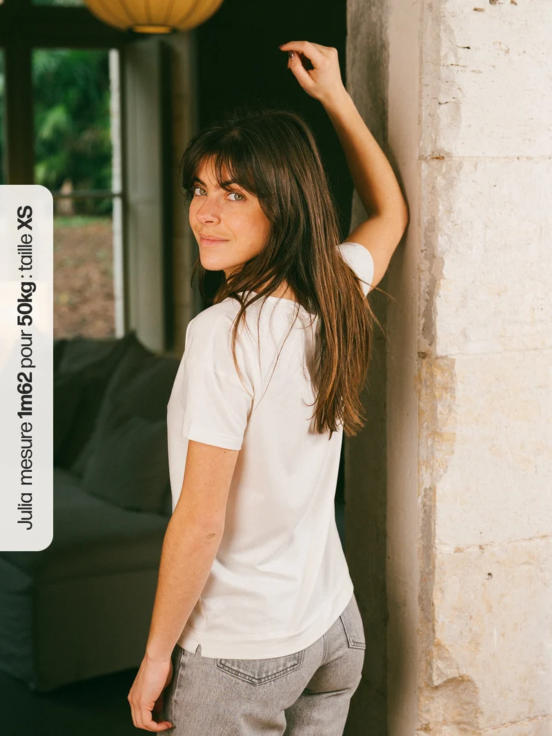 T-shirt boxy Femme