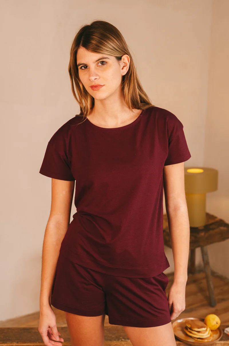 T-shirt boxy Femme