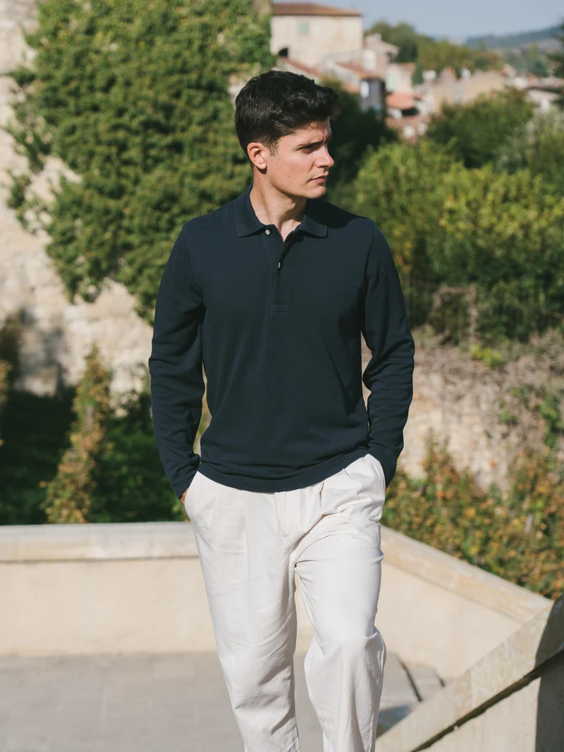 Polo manches longues