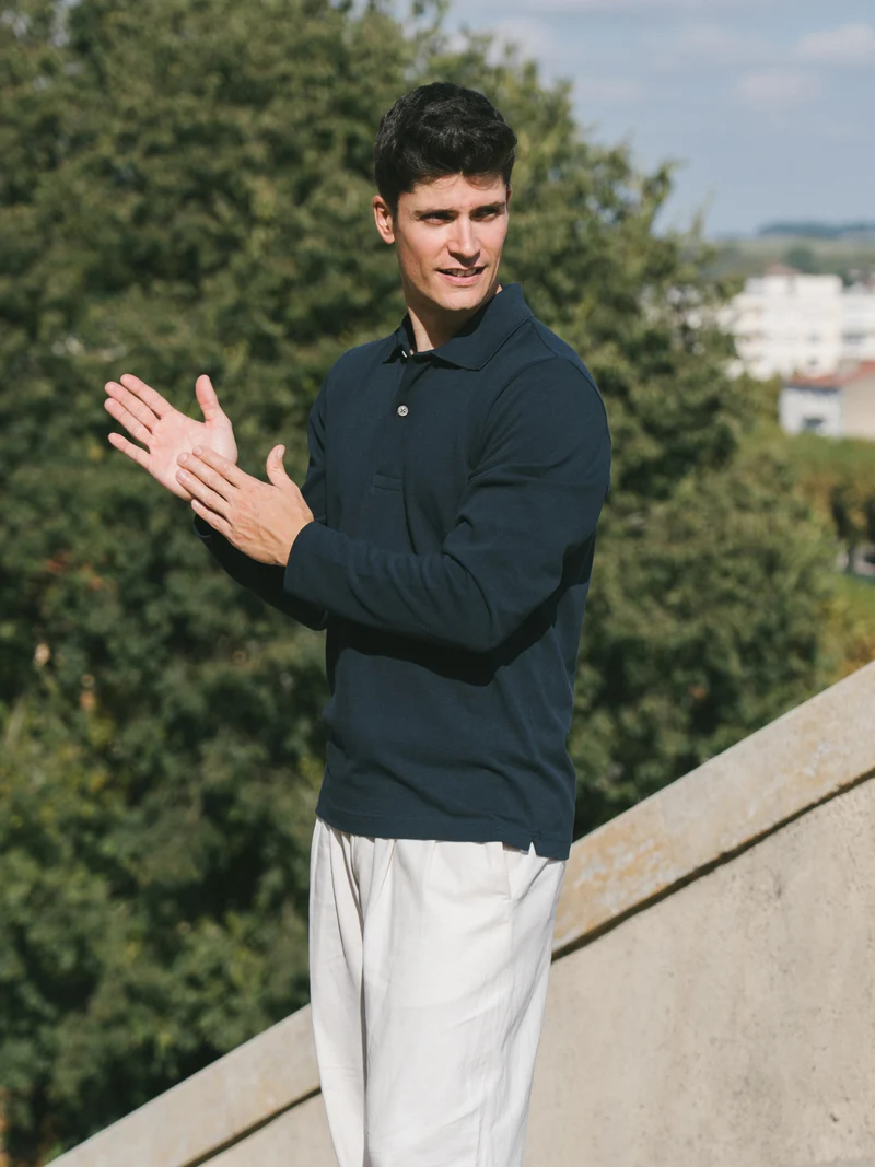 Polo manches longues