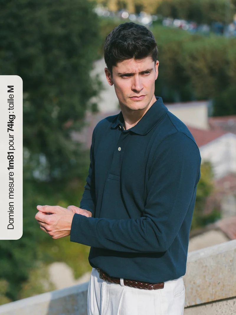 Polo manches longues