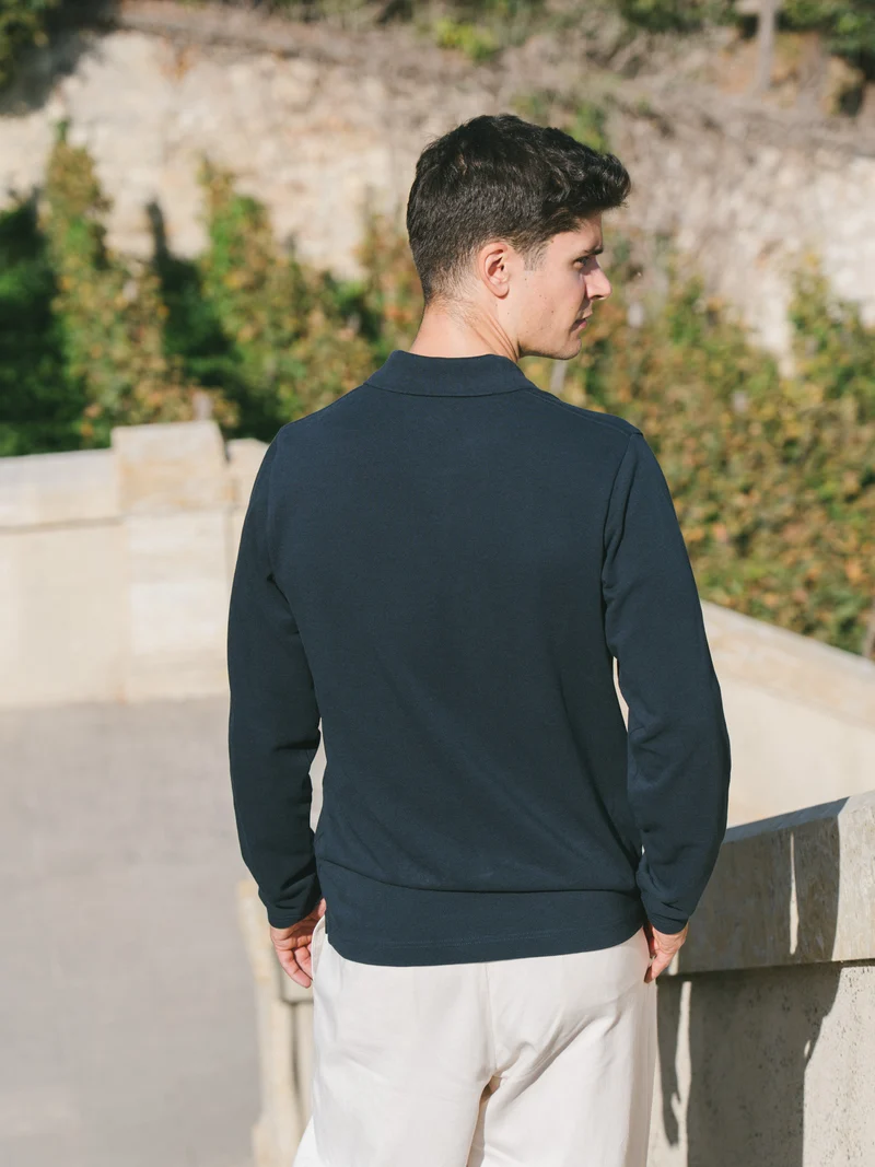 Polo manches longues