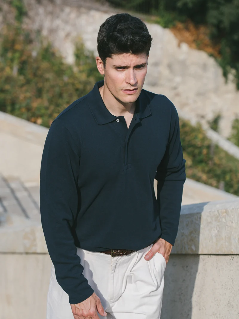 Polo manches longues