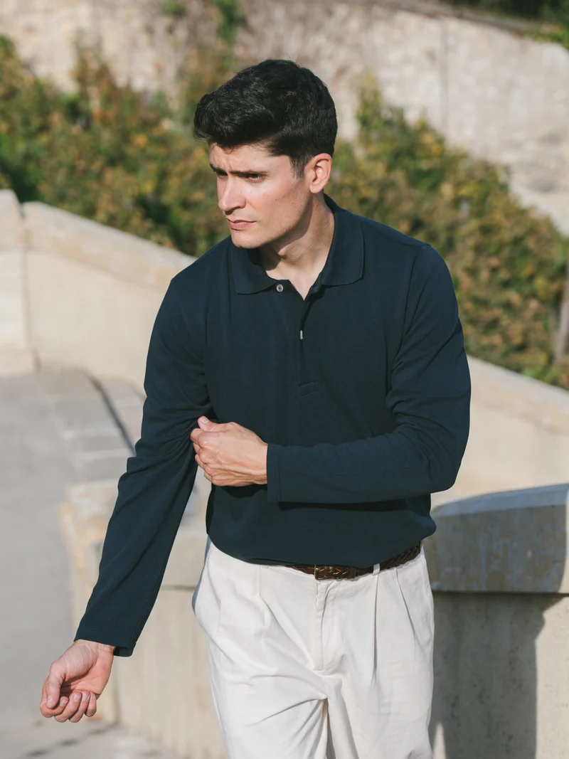 Polo manches longues