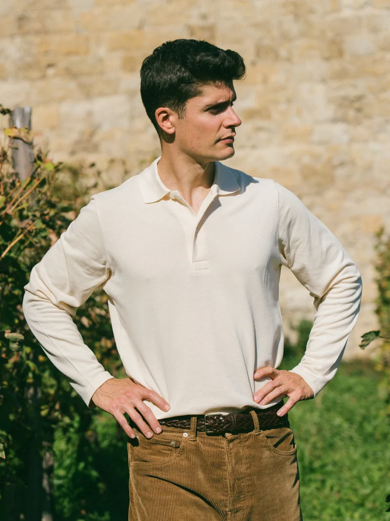 Polo manches longues