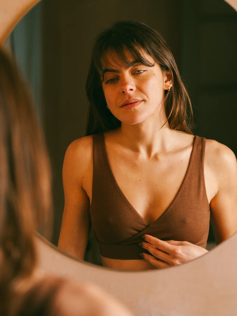 Brassière croisée