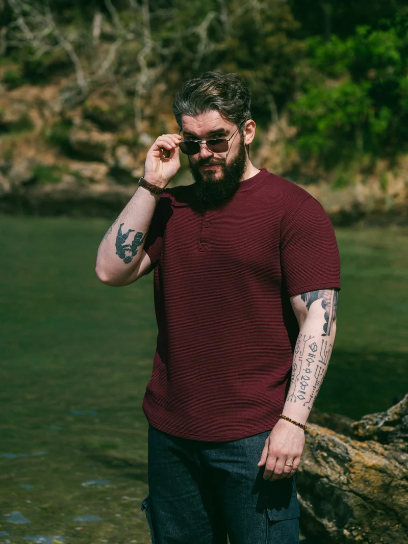 Henley Cormac manches courtes