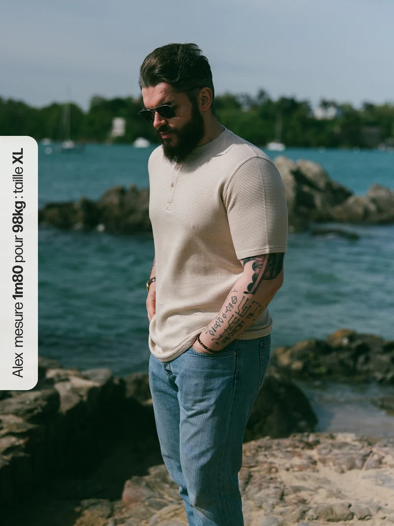 Henley Cormac manches courtes