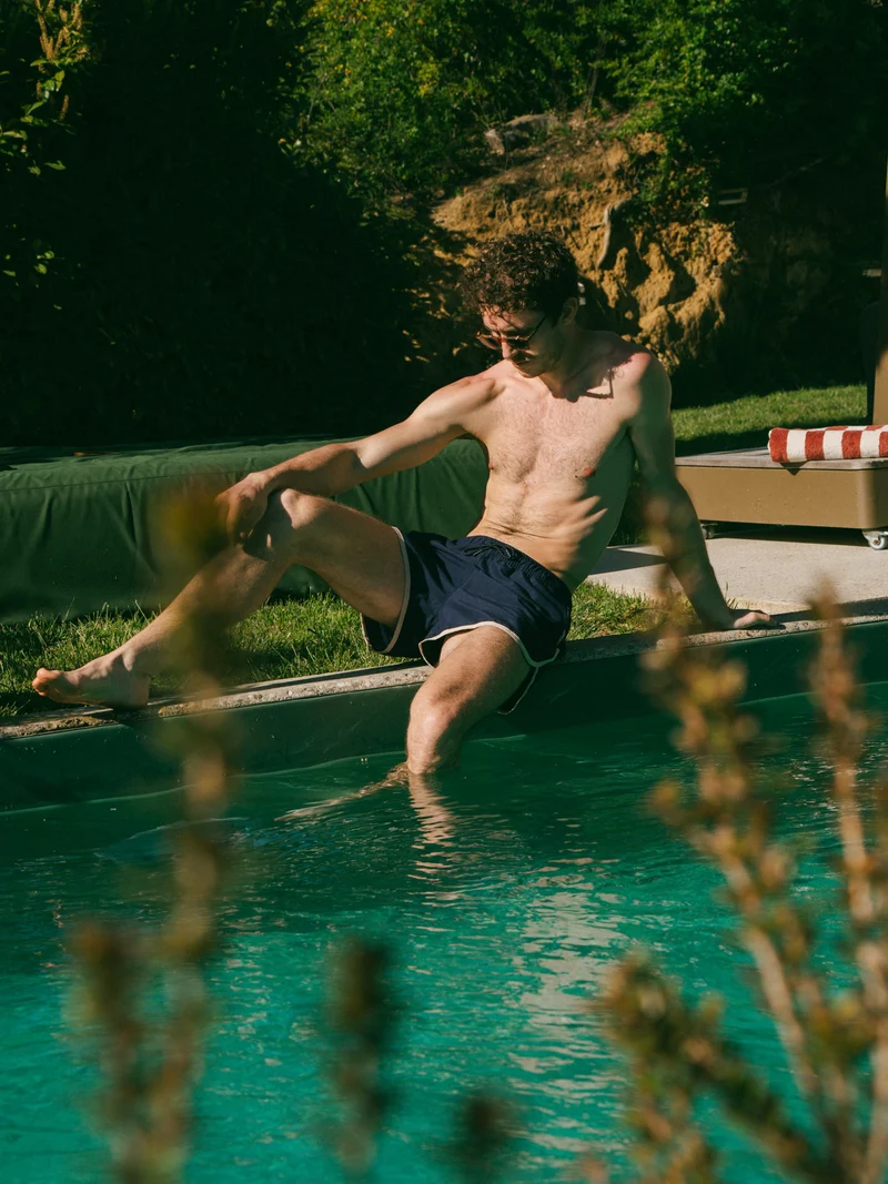 Maillot de bain rétro homme