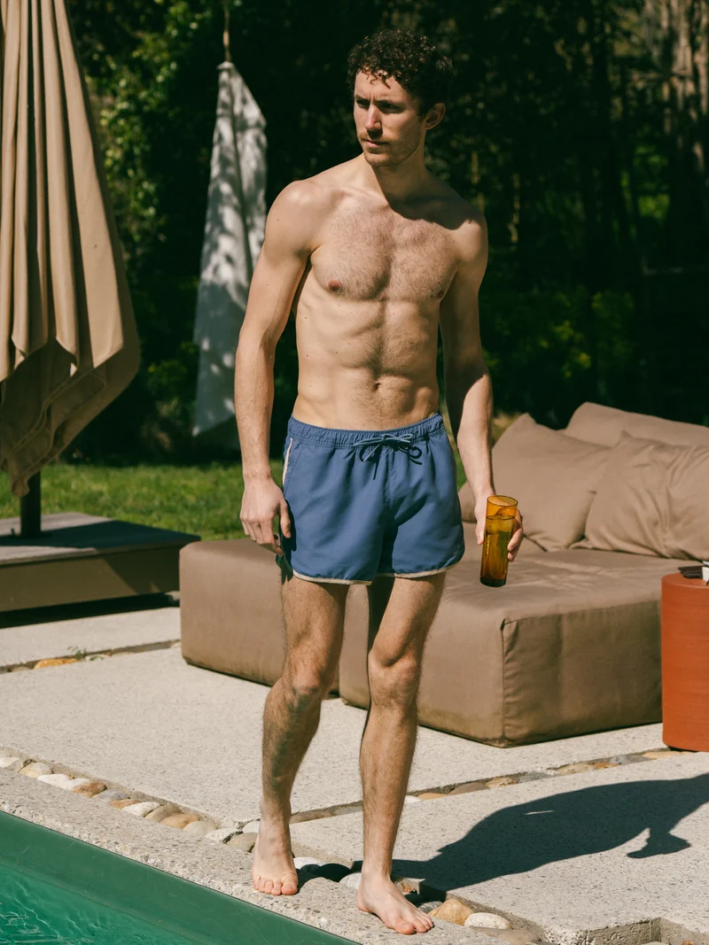 Maillot de bain rétro homme