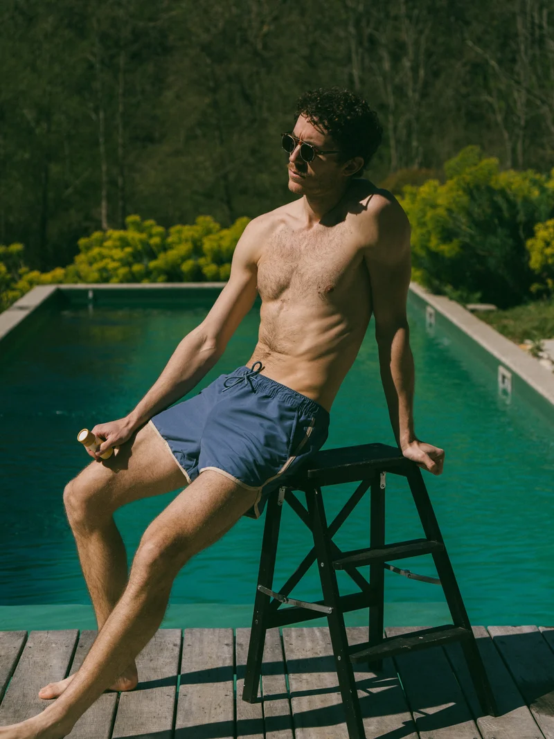 Maillot de bain rétro homme